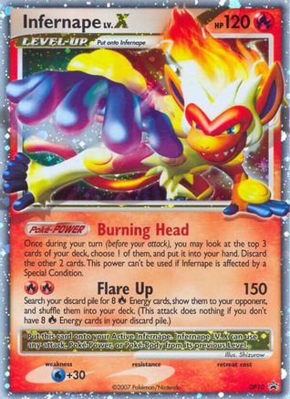 [PKM] Infernape LV.X (DP10) [Diamond & Pearl: Black Star Promos]