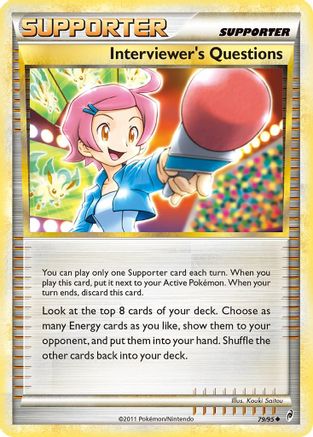 [PKM] Interviewer's Questions (79/95) [HeartGold & SoulSilver: Call of Legends]