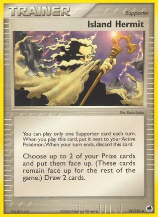 [TR] Island Hermit (76/101) (Stamped) [EX: Dragon Frontiers]