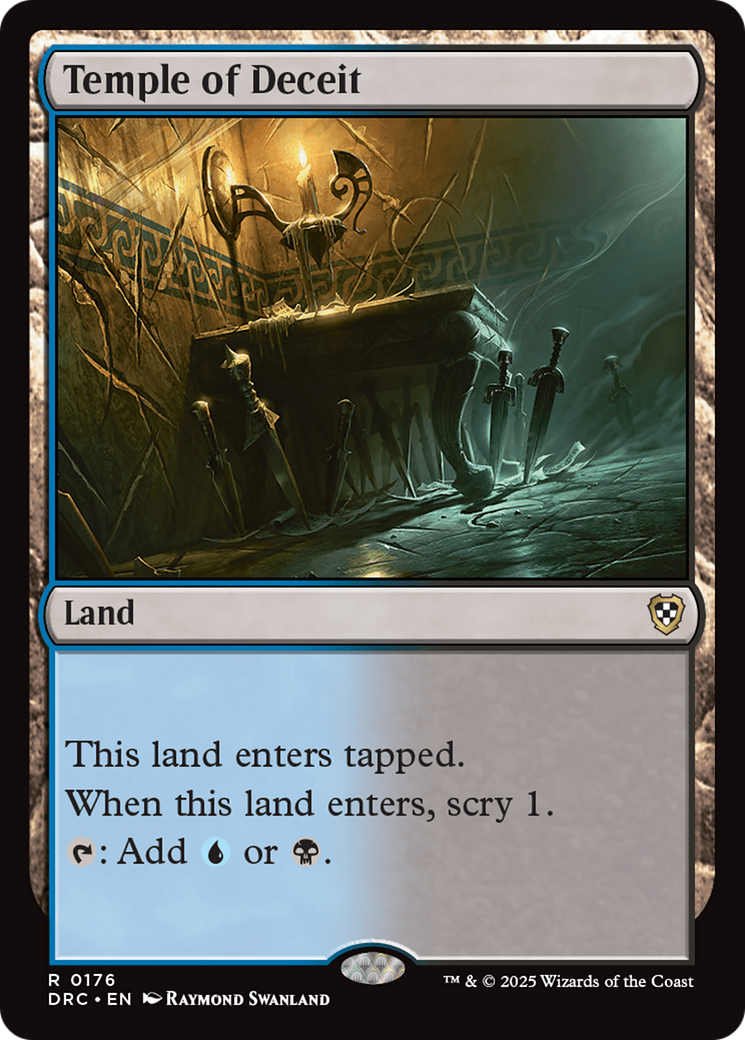 {R} Temple of Deceit [Aetherdrift Commander][DRC 176]