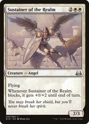 {C} Sustainer of the Realm (Divine vs. Demonic) [Duel Decks Anthology][DVD 008]