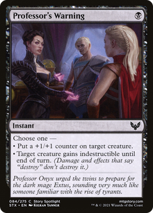 {C} Professor's Warning [Strixhaven: School of Mages][STX 084]