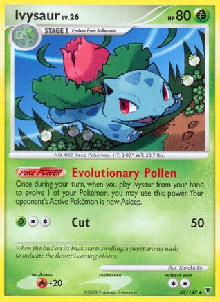 [PKM] Ivysaur (62/147) [Platinum: Supreme Victors]