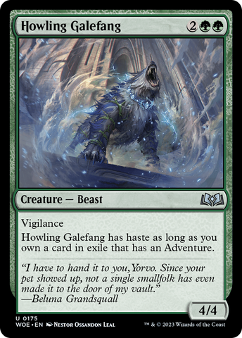 {@C} Howling Galefang [Wilds of Eldraine][WOE 175]