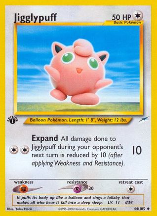 [PKM-C] Jigglypuff (44/105) [Neo Destiny 1st Edition]