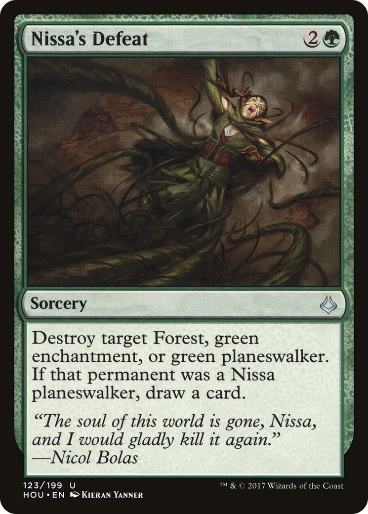 {C} Nissa's Defeat [Hour of Devastation][HOU 123]