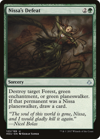 {C} Nissa's Defeat [Hour of Devastation][HOU 123]