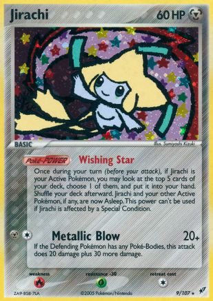 [PKM] Jirachi (9/107) (Stamped) [EX: Deoxys]