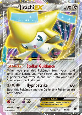 [PKM] Jirachi EX (60/101) [Black & White: Plasma Blast]
