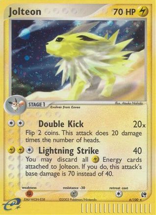 [PKM] Jolteon (6/100) [EX: Sandstorm]