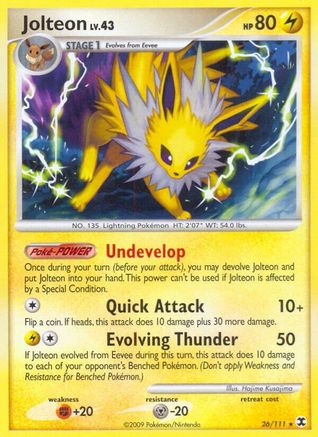 [PKM-R] Jolteon (26/111) [Platinum: Rising Rivals]