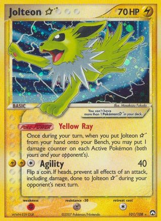 [PKM-R] Jolteon Star (101/108) [EX: Power Keepers]