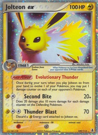 [PKM-R] Jolteon ex (109/113) [EX: Delta Species]