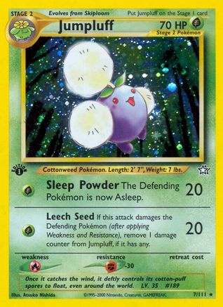 [PKM] Jumpluff (7/111) [Neo Genesis 1st Edition]