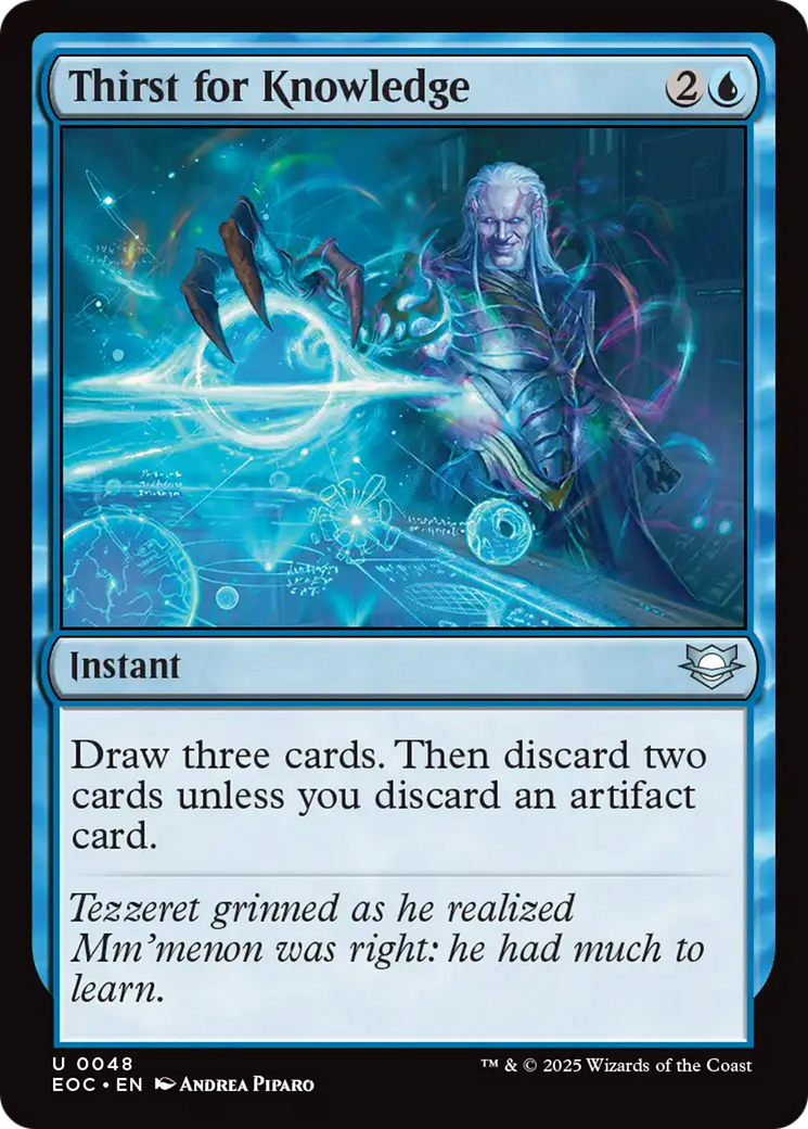 {C} Thirst for Knowledge [Edge of Eternities Commander][EOC 048]