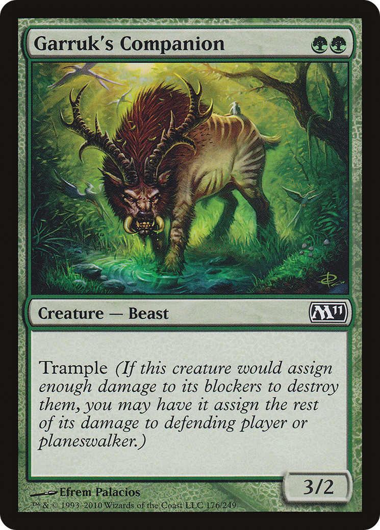 {C} Garruk's Companion [Magic 2011][M11 176]