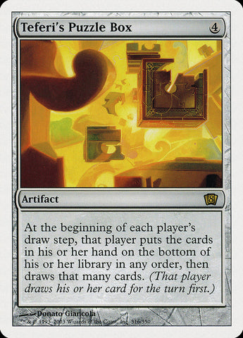 {R} Teferi's Puzzle Box [Eighth Edition][8ED 316]