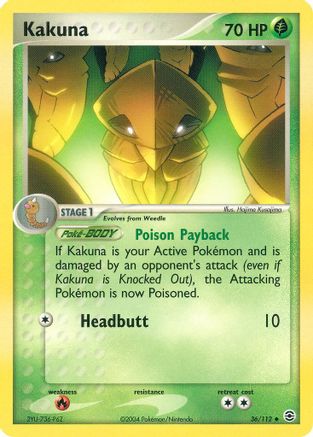 [PKM-C] Kakuna (36/112) [EX: FireRed & LeafGreen]