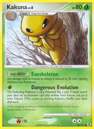[PKM] Kakuna (66/111) [Platinum: Rising Rivals]
