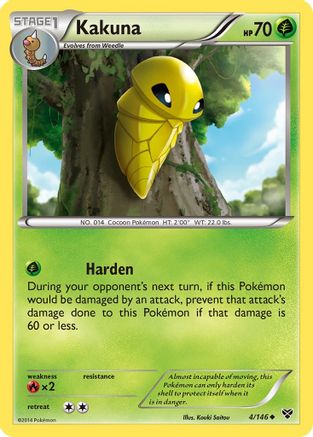 [PKM] Kakuna (4/146) [XY: Base Set]