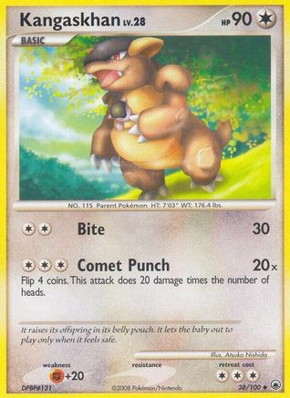 [PKM] Kangaskhan (38/100) [Diamond & Pearl: Majestic Dawn]