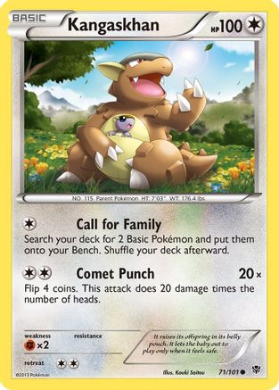 [PKM] Kangaskhan (71/101) [Black & White: Plasma Blast]