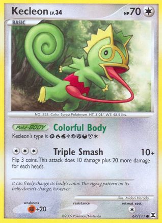 [PKM] Kecleon (67/111) [Platinum: Rising Rivals]