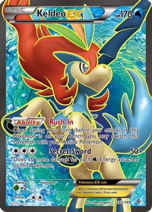 [PKM-R] Keldeo EX (142/149) [Black & White: Boundaries Crossed]