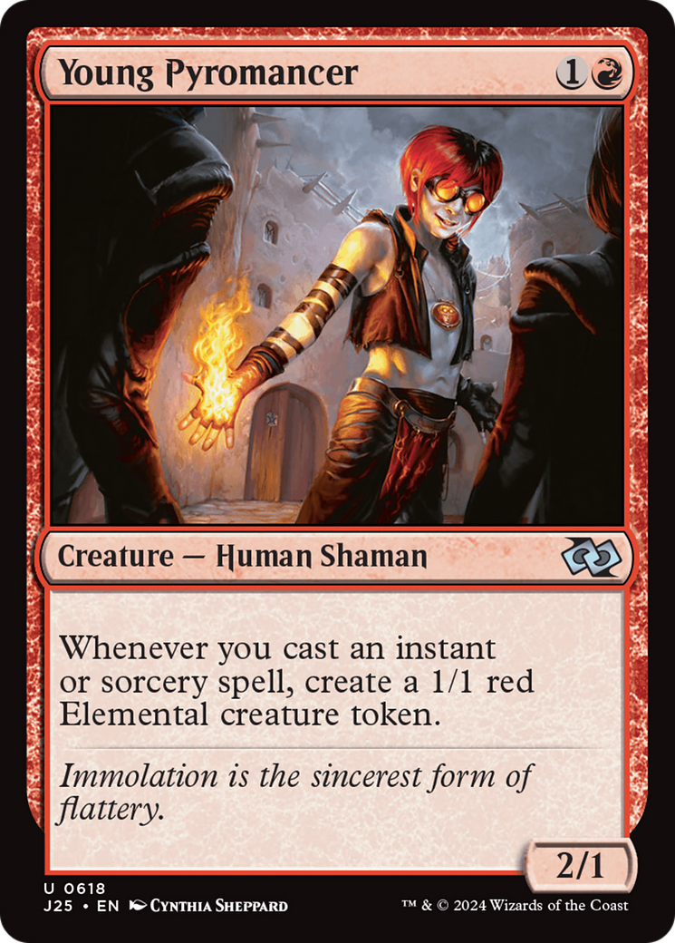 {C} Young Pyromancer [Foundations Jumpstart][J25 618]
