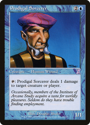 {R} Prodigal Sorcerer [Time Spiral Timeshifted][TSB 029]