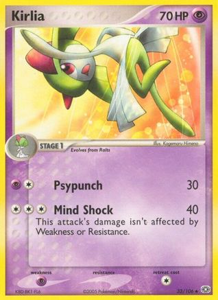 [PKM] Kirlia (33/106) (Stamped) [EX: Emerald]