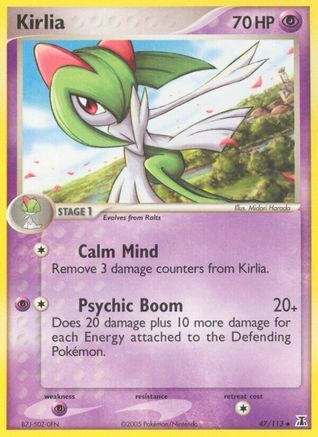 [PKM] Kirlia (47/113) (Stamped) [EX: Delta Species]