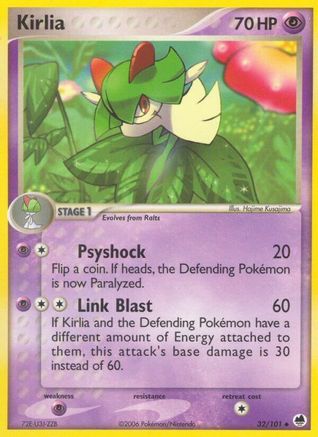 [PKM-C] Kirlia (32/101) (Stamped) [EX: Dragon Frontiers]