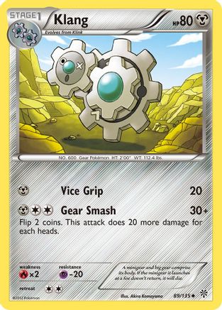 [PKM-C] Klang (89/135) [Black & White: Plasma Storm]