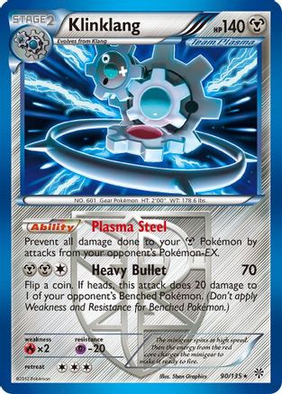 [PKM] Klinklang (90/135) [Black & White: Plasma Storm]