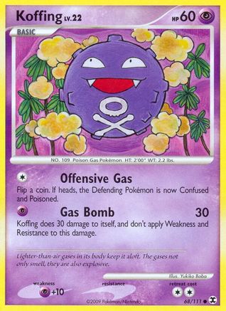 [PKM] Koffing (68/111) [Platinum: Rising Rivals]