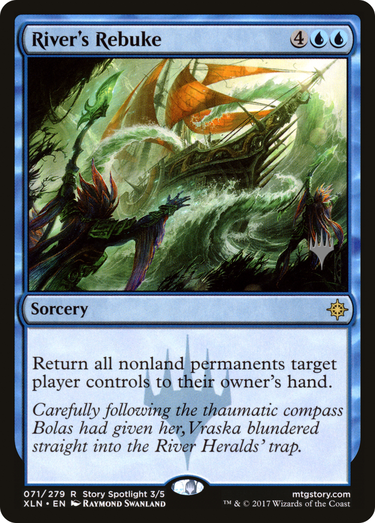 {R} River's Rebuke (Promo Pack) [Ixalan Promos][PP XLN 071]