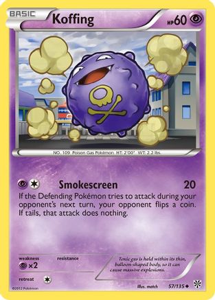[PKM] Koffing (57/135) [Black & White: Plasma Storm]