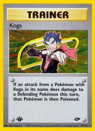 [TR] Koga (19/132) [Gym Challenge 1st Edition]