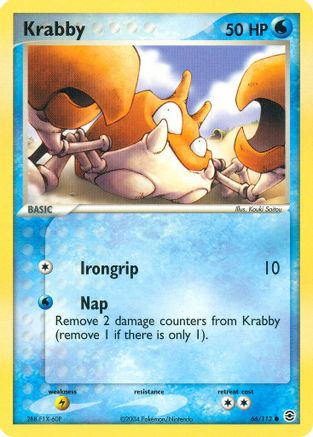 [PKM] Krabby (66/112) [EX: FireRed & LeafGreen]