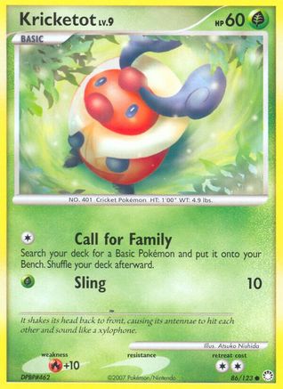 [PKM] Kricketot (86/123) [Diamond & Pearl: Mysterious Treasures]