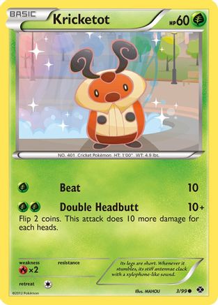 [PKM] Kricketot (3/99) [Black & White: Next Destinies]