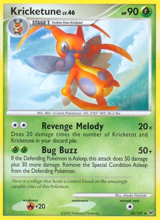 [PKM-R] Kricketune (32/127) [Platinum: Base Set]
