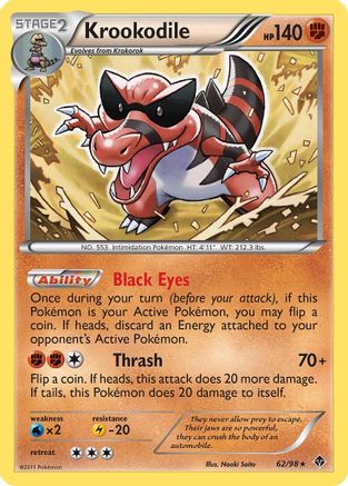 [PKM] Krookodile (62/98) [Black & White: Emerging Powers]