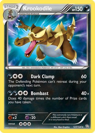 [PKM-R] Krookodile (127/124) [Black & White: Dragons Exalted]