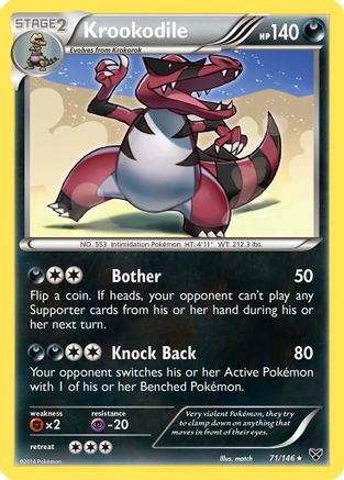 [PKM-R] Krookodile (71/146) [XY: Base Set]