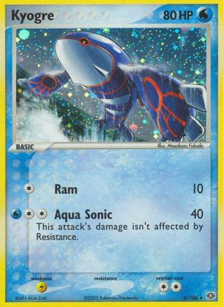 [PKM-R] Kyogre (6/106) (Stamped) [EX: Emerald]