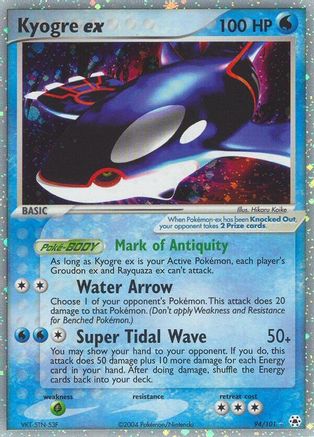 [PKM-R] Kyogre ex (94/101) [EX: Hidden Legends]
