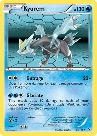 [PKM-R] Kyurem (34/101) [Black & White: Noble Victories]