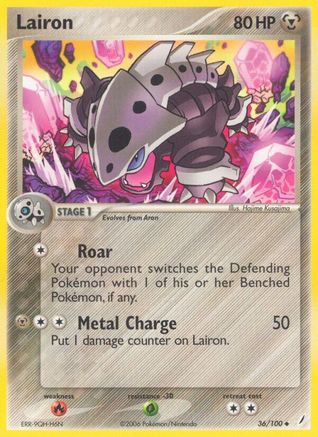 [PKM-C] Lairon (36/100) (Stamped) [EX: Crystal Guardians]